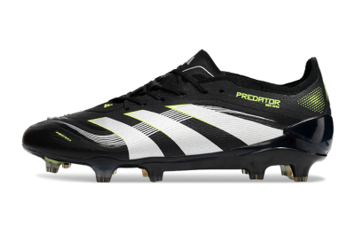 Adidas Predator 25 Elite FG Football Boots - Black/White/Yellow
