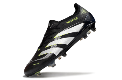 Adidas Predator 25 Elite FG Football Boots - Black/White/Yellow