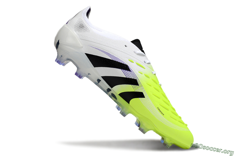 Adidas Predator 25 Elite FG Football Boots - White/Yellow/Black 4