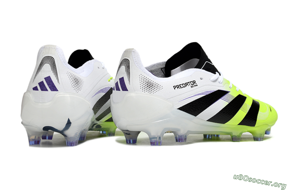 Adidas Predator 25 Elite FG Football Boots - White/Yellow/Black 6