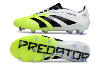 Adidas Predator 25 Elite FG Football Boots - White/Yellow/Black