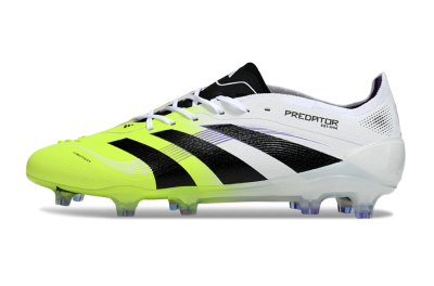 Adidas Predator 25 Elite FG Football Boots - White/Yellow/Black