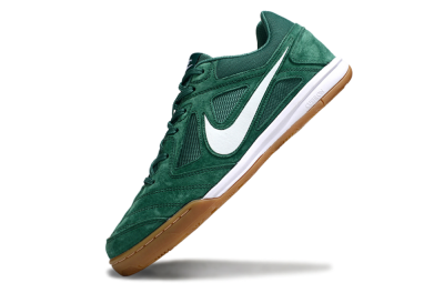 Nike Lunar Gato 2 IC Football Shoes - Green/White/Brown