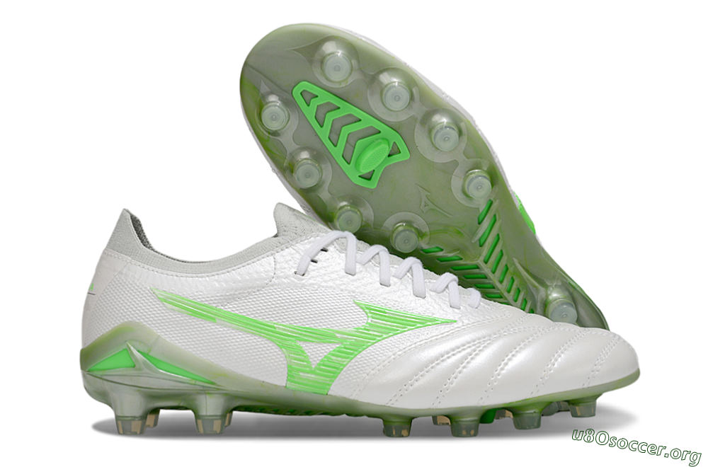 Mizuno Morelia Neo 4 Bate FG Football Boots - White/Yellow 2