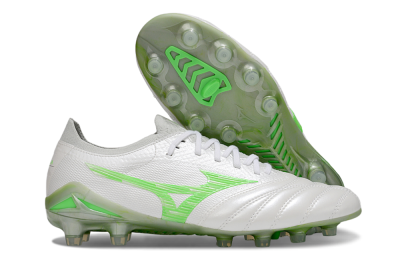 Mizuno Morelia Neo 4 Bate FG Football Boots - White/Yellow