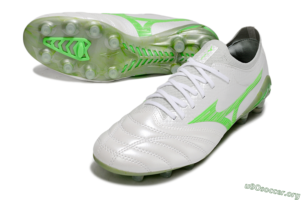 Mizuno Morelia Neo 4 Bate FG Football Boots - White/Yellow 0