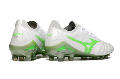 Mizuno Morelia Neo 4 Bate FG Football Boots - White/Yellow