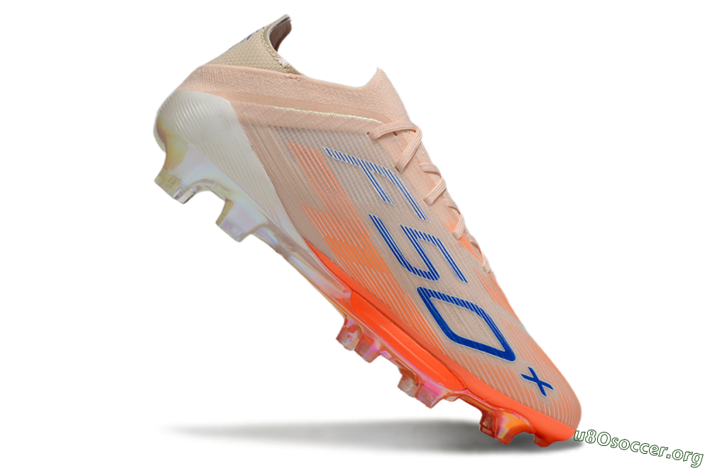 Adidas F50+ Elite FG Football Boots - Pink/Orange/Blue 4