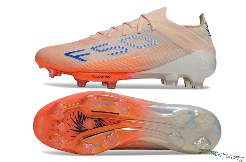 Adidas F50+ Elite FG Football Boots - Pink/Orange/Blue 1