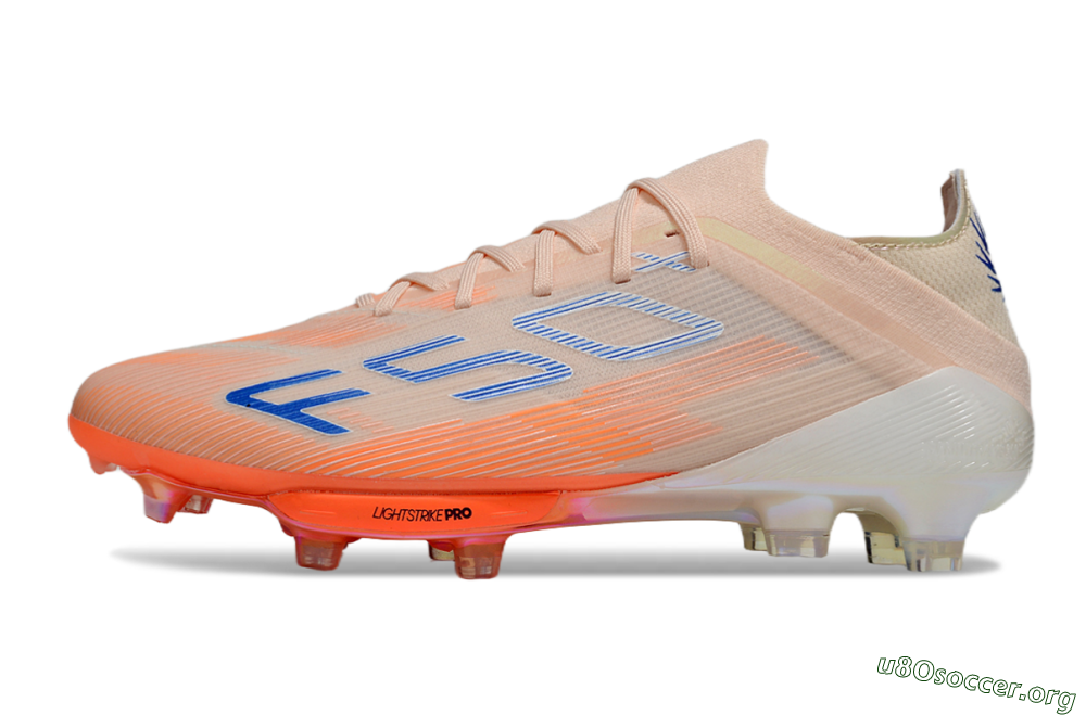 Adidas F50+ Elite FG Football Boots - Pink/Orange/Blue 3