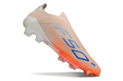 Adidas F50+ Elite Laceless FG Football Boots - Pink/Orange/Blue