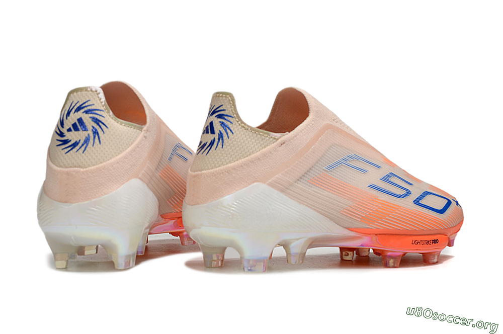 Adidas F50+ Elite Laceless FG Football Boots - Pink/Orange/Blue 6