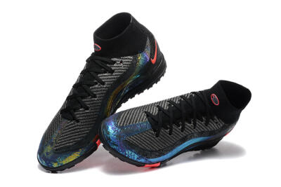 Nike Air Zoom Mercurial Superfly 10 Elite TF Football Shoes - Black/Grey/Pink