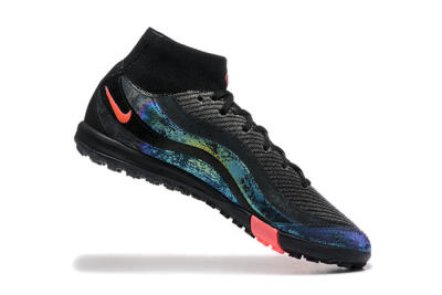 Nike Air Zoom Mercurial Superfly 10 Elite TF Football Shoes - Black/Grey/Pink