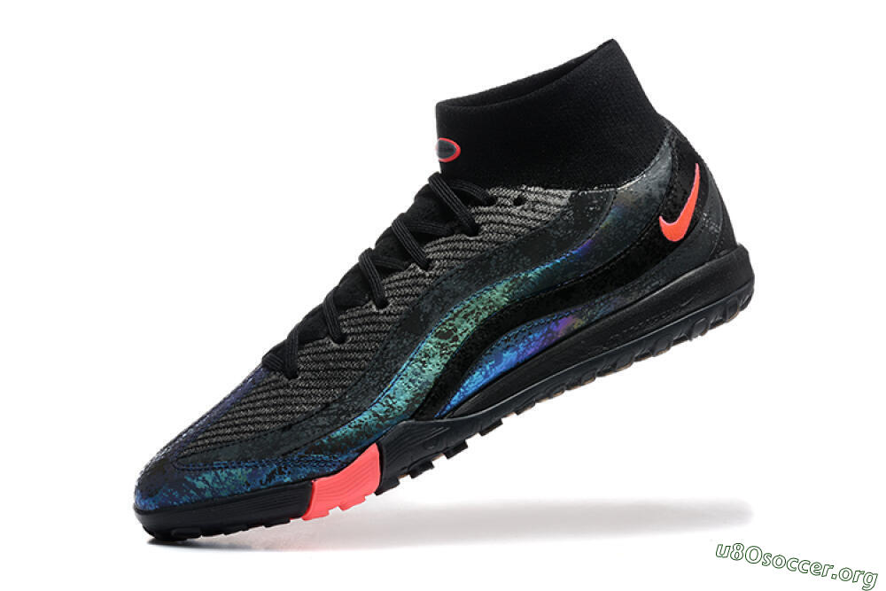 Nike Air Zoom Mercurial Superfly 10 Elite TF Football Shoes - Black/Grey/Pink 8