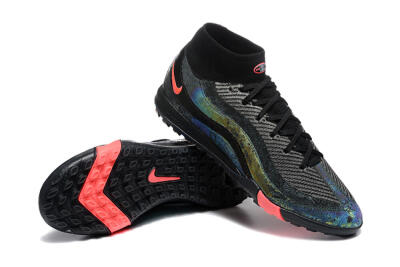 Nike Air Zoom Mercurial Superfly 10 Elite TF Football Shoes - Black/Grey/Pink