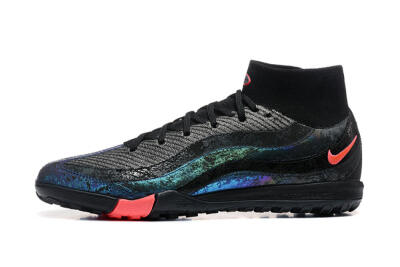 Nike Air Zoom Mercurial Superfly 10 Elite TF Football Shoes - Black/Grey/Pink