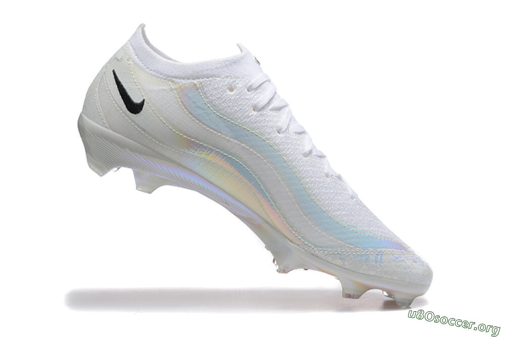 Nike Air Zoom Mercurial Vapor 16 Elite FG Football Boots - White/Black 7