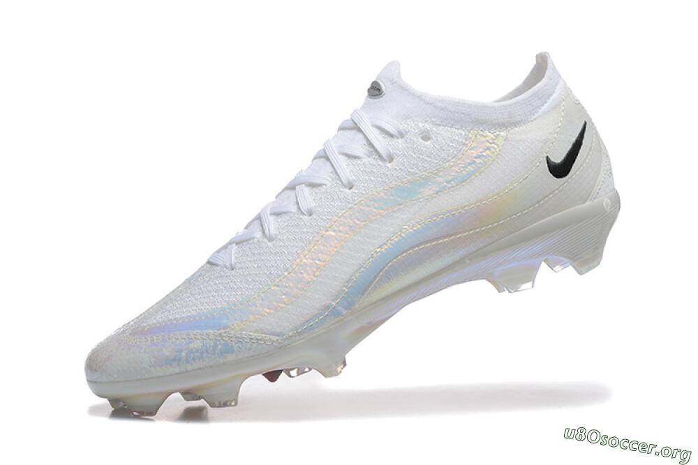 Nike Air Zoom Mercurial Vapor 16 Elite FG Football Boots - White/Black 8