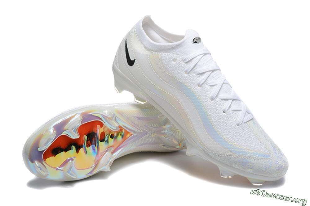 Nike Air Zoom Mercurial Vapor 16 Elite FG Football Boots - White/Black 4
