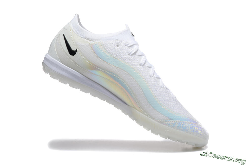 Nike Air Zoom Mercurial Vapor 16 Elite TF Football Shoes - White/Black 7