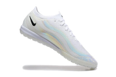 Nike Air Zoom Mercurial Vapor 16 Elite TF Football Shoes - White/Black
