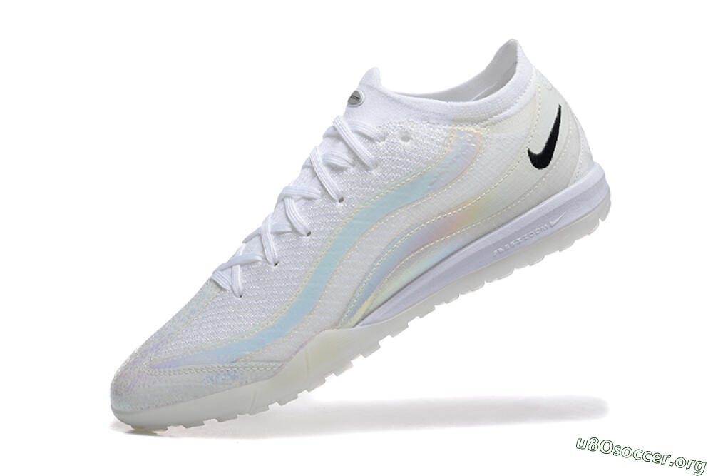 Nike Air Zoom Mercurial Vapor 16 Elite TF Football Shoes - White/Black 8