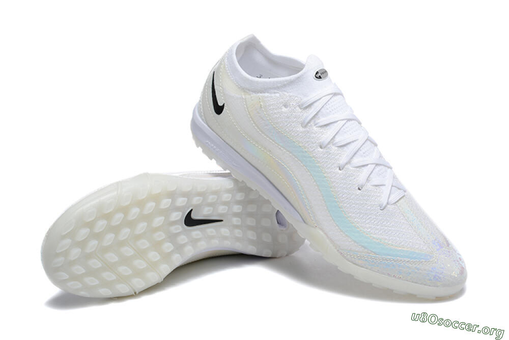 Nike Air Zoom Mercurial Vapor 16 Elite TF Football Shoes - White/Black 4