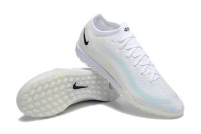 Nike Air Zoom Mercurial Vapor 16 Elite TF Football Shoes - White/Black