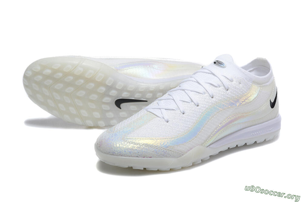 Nike Air Zoom Mercurial Vapor 16 Elite TF Football Shoes - White/Black 0