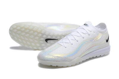 Nike Air Zoom Mercurial Vapor 16 Elite TF Football Shoes - White/Black