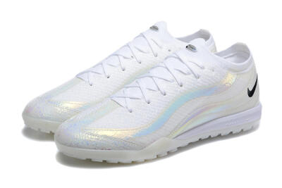 Nike Air Zoom Mercurial Vapor 16 Elite TF Football Shoes - White/Black