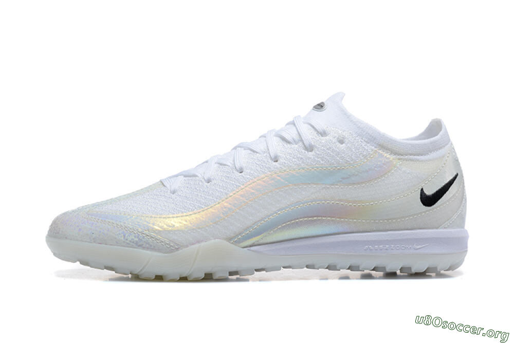 Nike Air Zoom Mercurial Vapor 16 Elite TF Football Shoes - White/Black 3