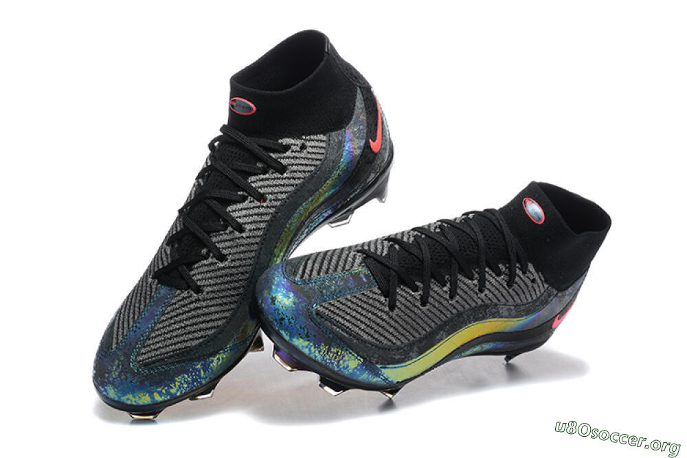 Nike Air Zoom Mercurial Superfly 10 Elite FG Football Boots - Black/Gold/Pink 6
