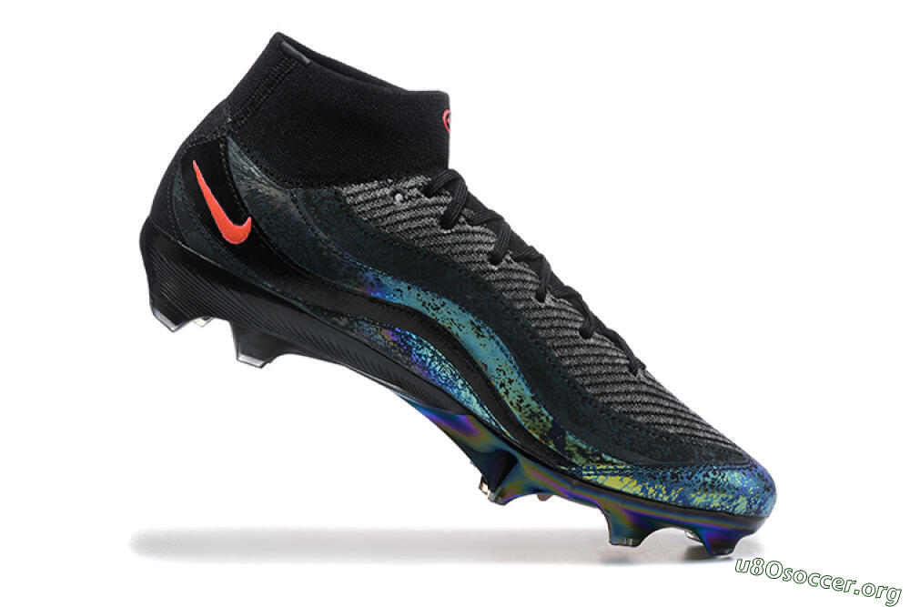Nike Air Zoom Mercurial Superfly 10 Elite FG Football Boots - Black/Gold/Pink 7
