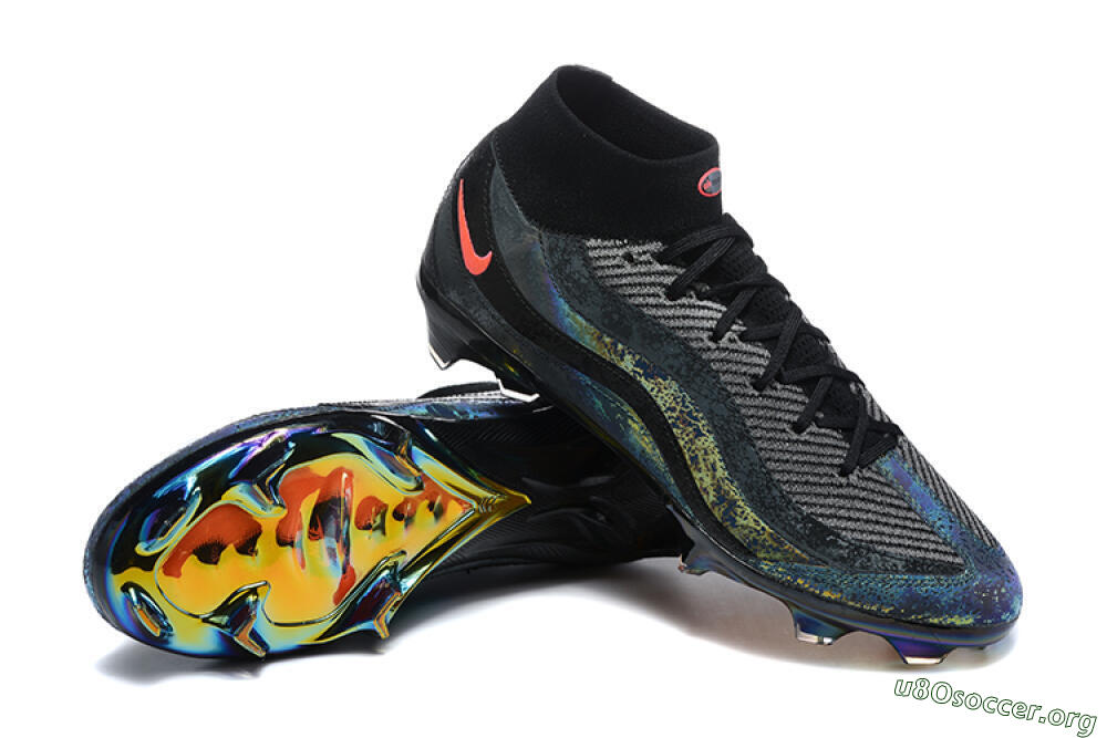 Nike Air Zoom Mercurial Superfly 10 Elite FG Football Boots - Black/Gold/Pink 4