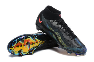 Nike Air Zoom Mercurial Superfly 10 Elite FG Football Boots - Black/Gold/Pink