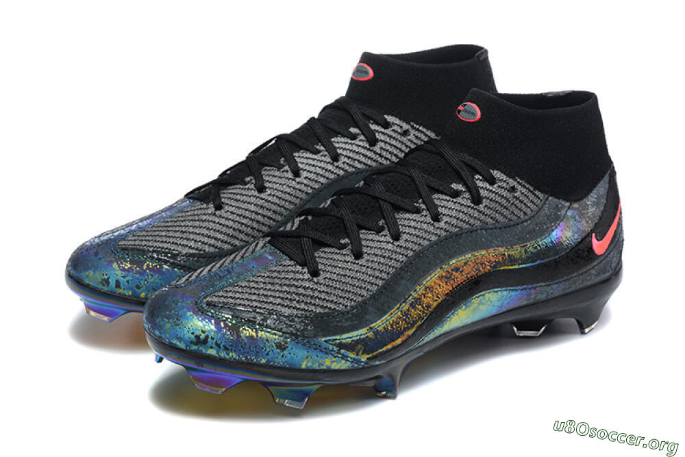 Nike Air Zoom Mercurial Superfly 10 Elite FG Football Boots - Black/Gold/Pink 5