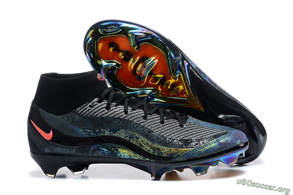Nike Air Zoom Mercurial Superfly 10 Elite FG Football Boots - Black/Gold/Pink 2