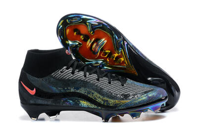 Nike Air Zoom Mercurial Superfly 10 Elite FG Football Boots - Black/Gold/Pink