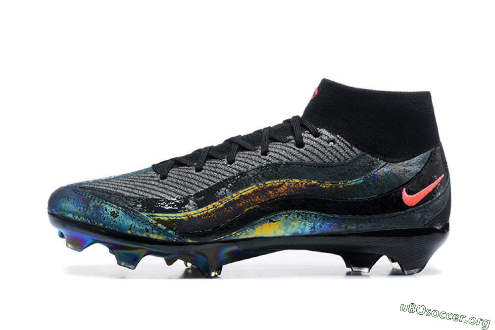 Nike Air Zoom Mercurial Superfly 10 Elite FG Football Boots - Black/Gold/Pink 3