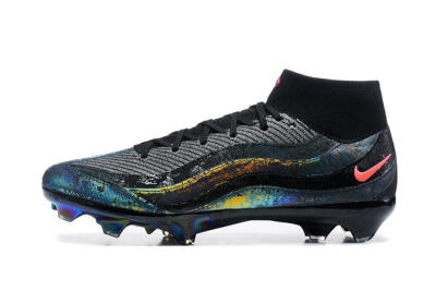Nike Air Zoom Mercurial Superfly 10 Elite FG Football Boots - Black/Gold/Pink