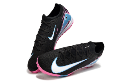 Nike Air Zoom Mercurial Vapor 16 Elite TF Football Shoes - Black/White/Jade