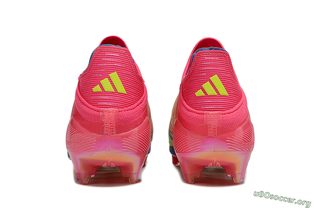 Adidas F50+ Elite Laceless FG Football Boots - Red/Yellow/Blue 5
