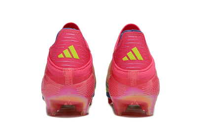 Adidas F50+ Elite Laceless FG Football Boots - Red/Yellow/Blue