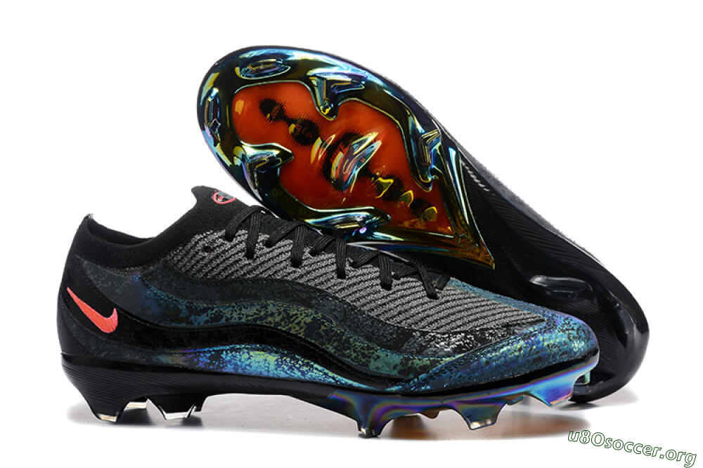 Nike Air Zoom Mercurial Vapor 16 Elite FG Football Boots - Black/Grey/Pink 2