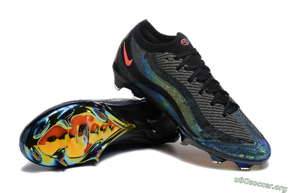 Nike Air Zoom Mercurial Vapor 16 Elite FG Football Boots - Black/Grey/Pink 4