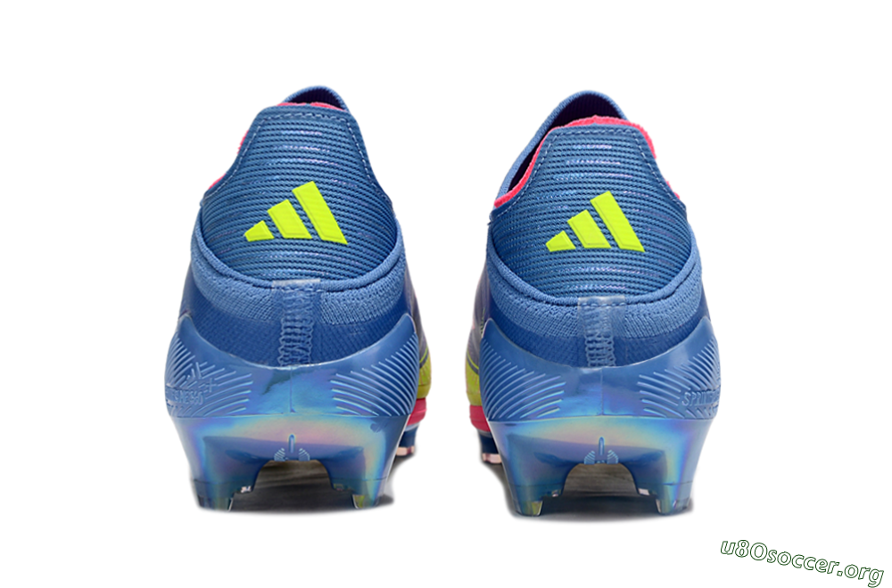 Adidas F50+ Elite Laceless FG Football Boots - Blue/Yellow/Pink 5