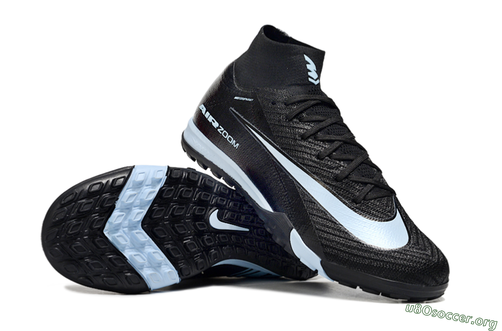 Nike Air Zoom Mercurial Superfly 10 Elite TF Football Shoes - Black/Jade 1