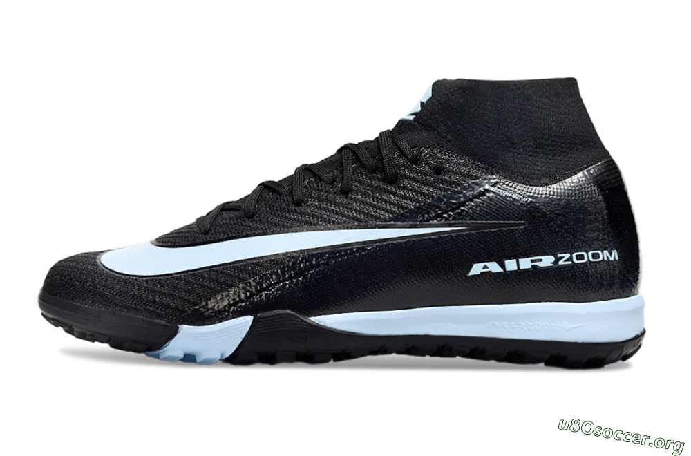 Nike Air Zoom Mercurial Superfly 10 Elite TF Football Shoes - Black/Jade 3